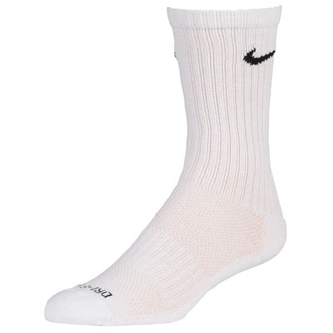 Nike Dri-fit Crew Sock (6 Pack) in White for Men - Lyst