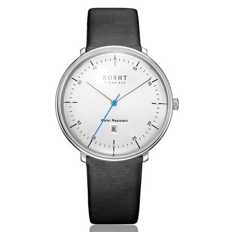 Rosht Men's Waterproof Watch, Curved Tempered Glass, Calendar Date ...