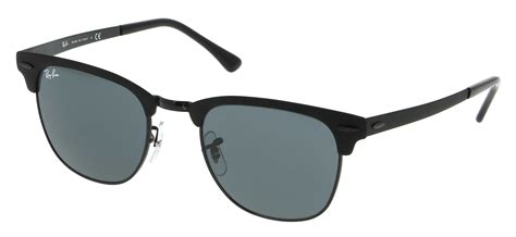Sunglasses RAY-BAN RB 3716 186/R5 Clubmaster Metal 51/21 Unisex Noir ...