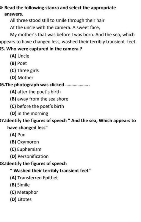 "washed their terribly Transient feet"in this sentence which figure of ...