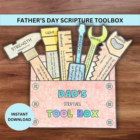 Fathers Day Craft Sunday School, Printable Kids Bible Lesson Activity ...