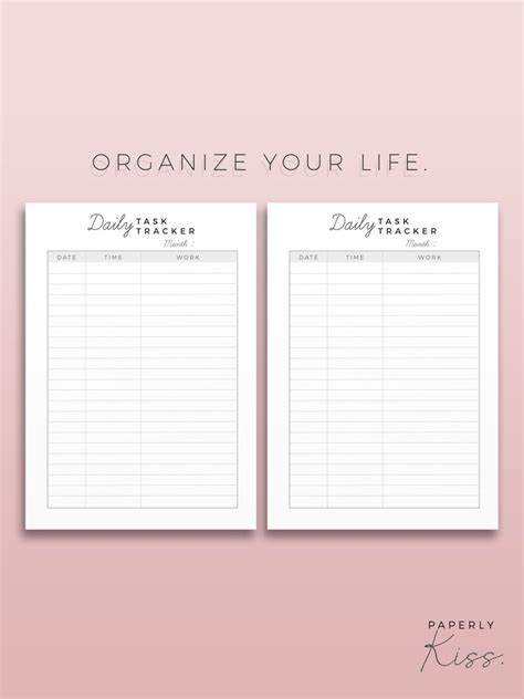 Image result for Printable Task Planner