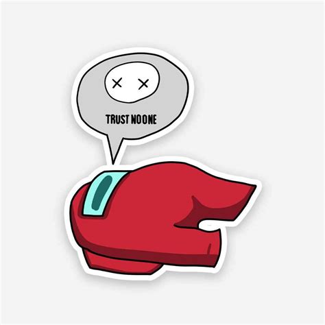 Buy Trust no one sticker Online | Premium Waterproof Vinyl | STICK IT UP