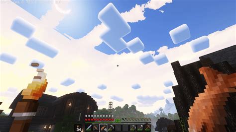 Image result for Minecraft Java Shaders for the Clouds