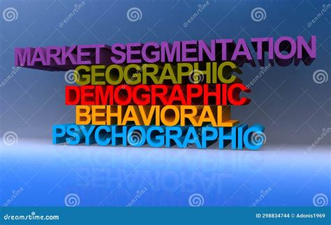 Market Segmentation Geographic Demographic Behavioral Psychographic on ...