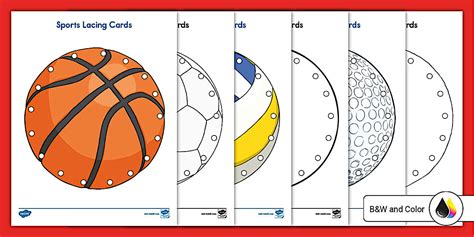 Sports Lacing Cards