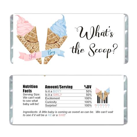 Ice Cream Candy Bar Wrappers for Chocolate, | Ubuy India