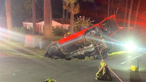 SCHP: 1 person removed from overturned vehicle