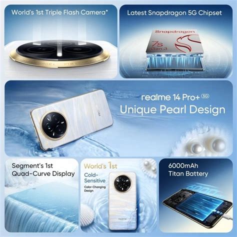 realme 14 Pro+ 5G (Pearl White, 256 GB) (12 GB RAM)