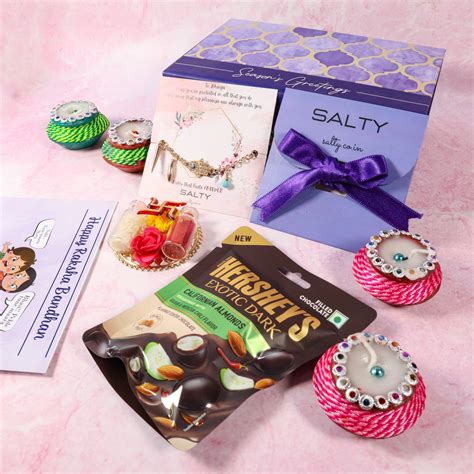 No Evil Tassel Hamsa Rakhi Gift Box For Sister | Salty – Salty Accessories