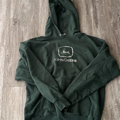 John Deere Hoodie🚜 Logo little faded, but besides... - Depop