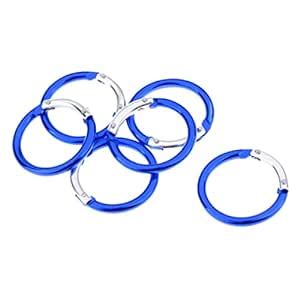 Arythe Round Aluminum Spring Snap Clip Hook Keychain Ring Carabiner ...