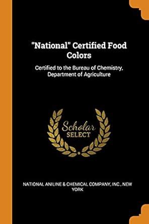Buy National Certified Food Colors: Certified to the Bureau of ...