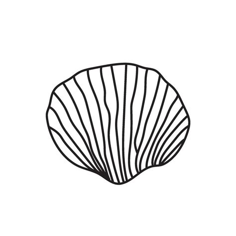 Image result for Shell Outline Printable