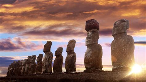 Estatua De La Isla De Pascua Fondo De Pantalla Hd