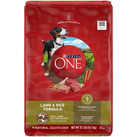 Purina ONE Dry Dog Food Lamb and Rice Formula - Walmart.com