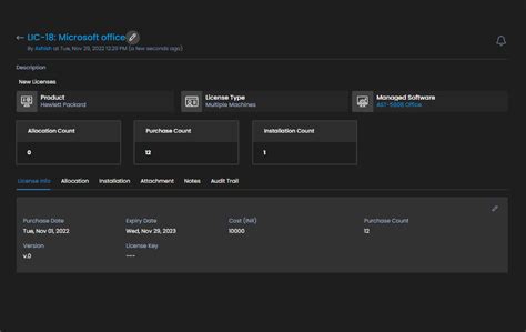 Image result for Software License History Page Example
