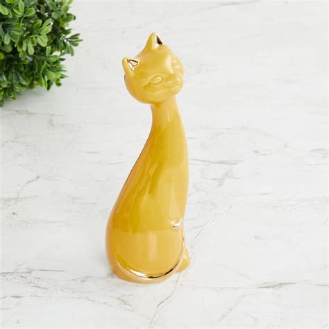 Buy Colour Connect Ceramic Cat Figurine from Home Centre at just INR 899.0