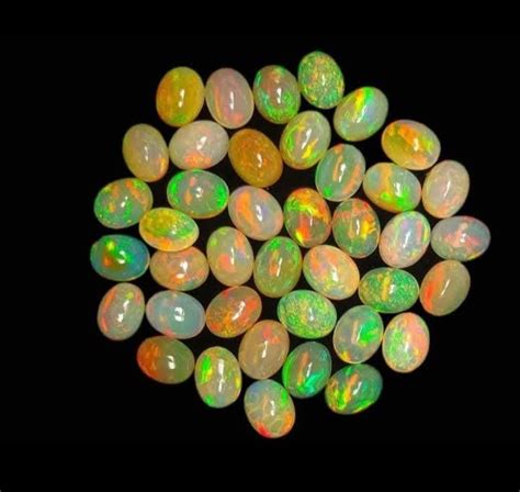 Buy Natural Opals Oval Shape Online in India - Etsy
