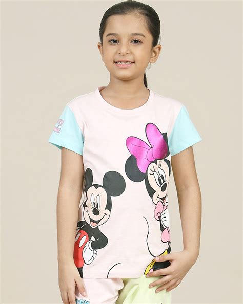 Mickey & Friends Printed Tshirt For Girls – Kidsville