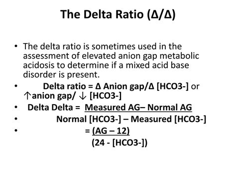 Elevated Anion Gap Metabolic Acidosis Abg Interpretation