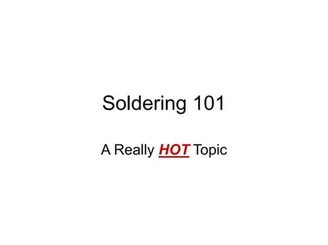 Image result for Basic Soldering Class