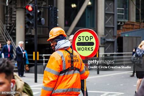 Road Work Stop Sign Photos and Premium High Res Pictures - Getty Images