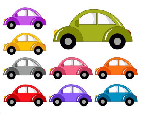 Cute Cars Digital Clip Art, Funny Cars Clipart Instant Download YDC094 ...