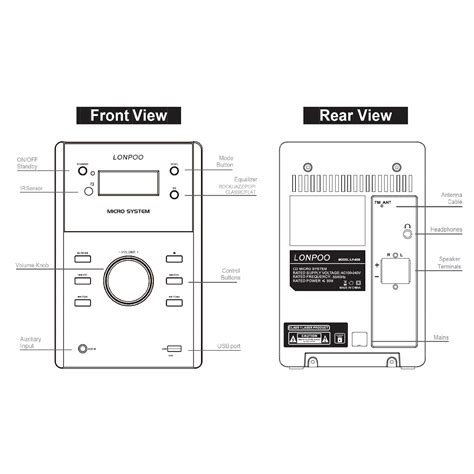 Buy Compact Stereo System with Bluetooth - CD Player, FM Radio, AUX-IN ...