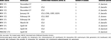Image result for Enterococcus Antibiogram