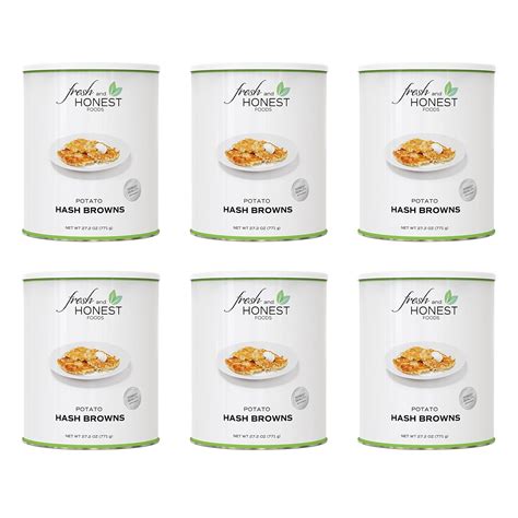 Amazon.com : Fresh and Honest Foods Dehydrated Potato Hash Browns 27.2 ...