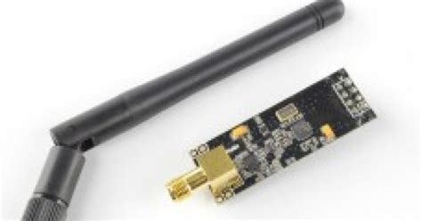 NRF24L01 with long range Antenna PA LNA SMA 2.4GHz Wireless Transceiver ...