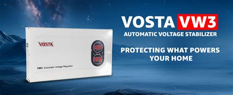 Vosta VW3 3KVA Voltage Stabilizer for AC 1.5 Ton, Treadmill, TV and ...