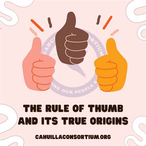 The Rule of Thumb | Cahuilla Consortium Victim Advocacy Program