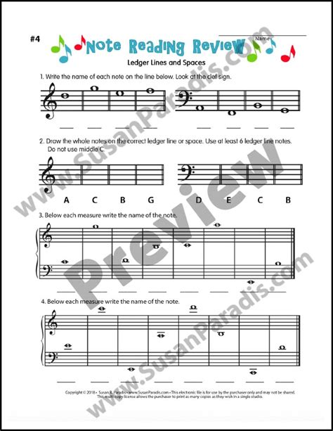 Image result for Note Review Sheet