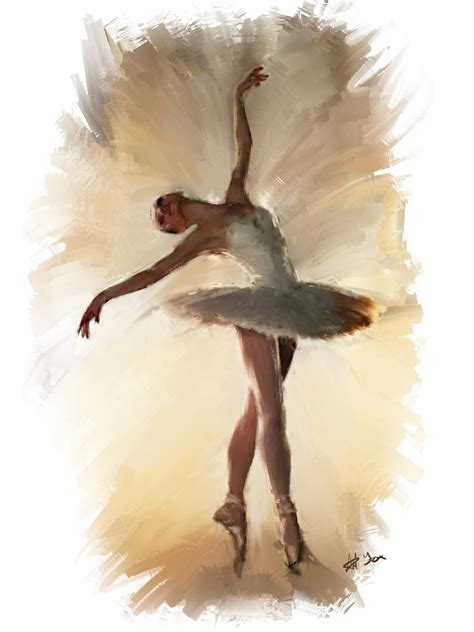 Ballet dancer painting – Artofit