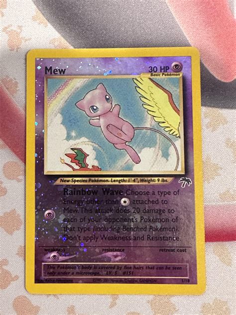 First Time Grading; Opinion for Southern Islands Mew and J. Shining Raichu No.026 : r/PokeGrading