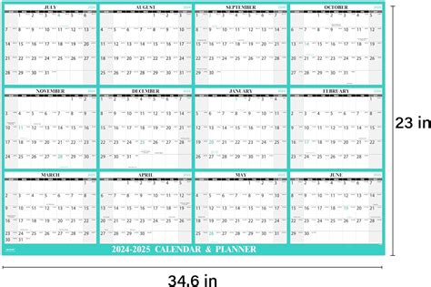 Lemome Erasable Calendar 2024-2025 - 12 Monthly Wall India | Ubuy