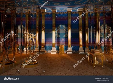 View Inside Holy Place Sanctuary Described Stock Illustration ...