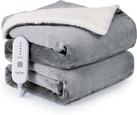 Electric Blanket Queen Size 84" x 90", Large Thick Sherpa Heated ...