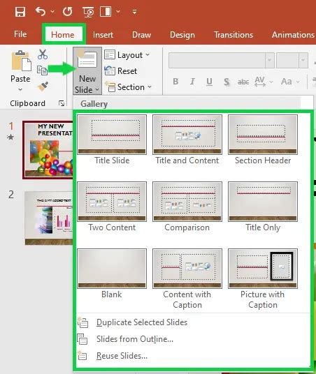 Image result for PowerPoint New Slide