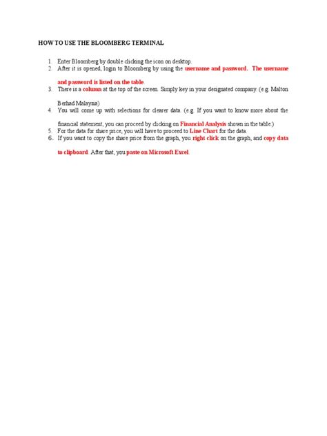 Image result for Bloomberg Tutorial