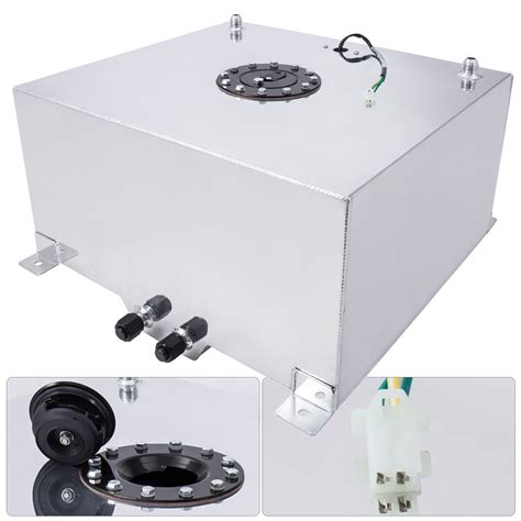 Buy Universal 60 Liter / 15 Gallon Light Weight Chrome Aluminum Fuel ...