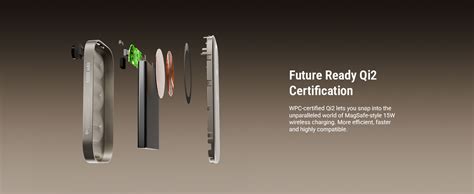 DailyObjects Loop Qi2 Certified Mag-Safe Compatible Aluminium Wireless ...