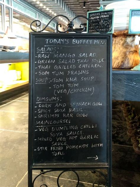 Menu at Tom Yum Yum, Hyderabad