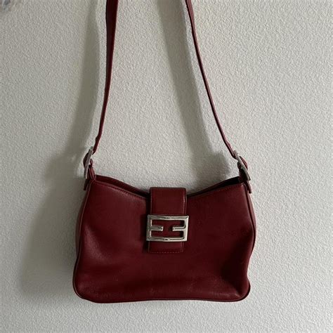 Small red purse 4 compartments 10x7 Adjustable... - Depop