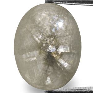 9.46-Carat Oval-Cut Greyish White Trapiche Sapphire from Burma :: $213 ...
