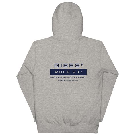 NCIS Gibb's Rule 91 Unisex Hoodie – Paramount Shop
