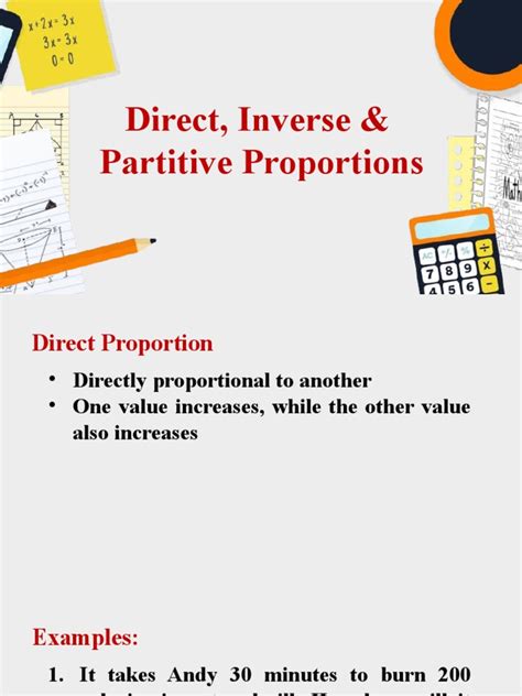 Image result for Direct Inverse and Partitive Proportion