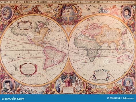 Maps Of The Ancient World Stock Illustration - Image: 39807254